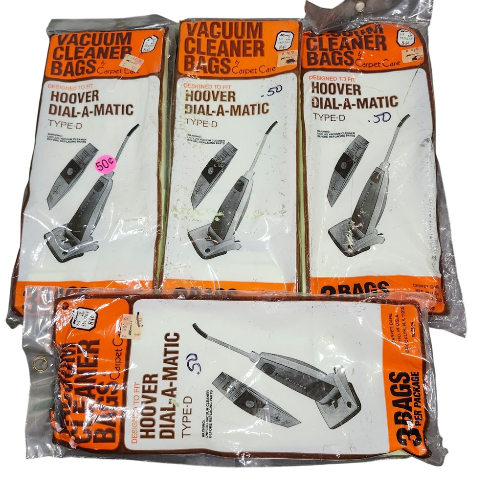 Carpet Care Vacuum Cleaner Bags for Hoover Dial A‎ Matic Type D 11 Total